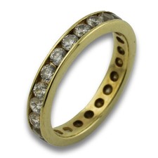 Funkelnder Memory Gold Ring