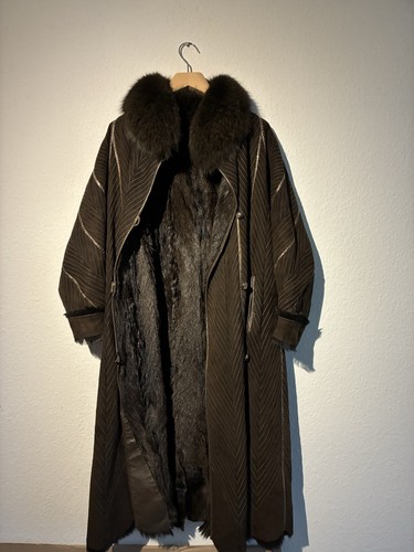 Leder pelzmantel damen - leder-/pelzmantel, gr