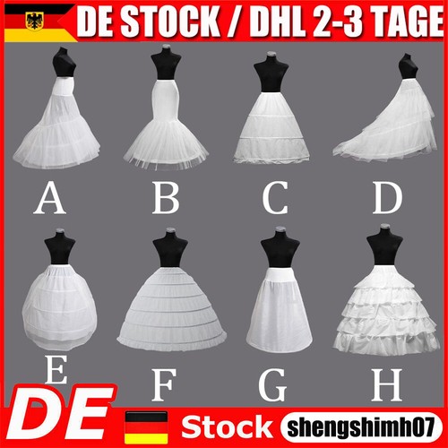 Weiß brautkleid unterrock - weiß,