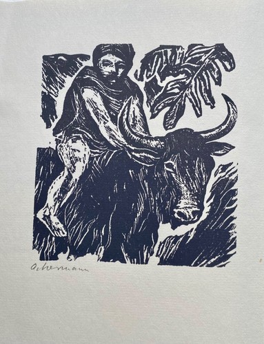 Helmut ackermann linolschnitt - ackermann,,