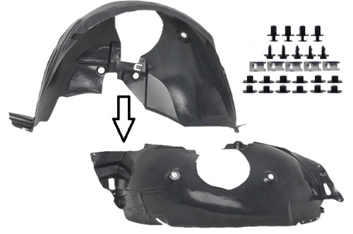 Radhausschale clips vorne - +,