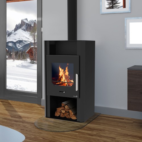 Wamsler kaminofen cube stahl - cube,