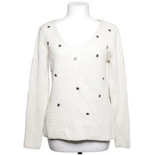 Kathleen Madden, Strickpullover, Größe: S, Weiß, Rippenstrick, Damen -pZg