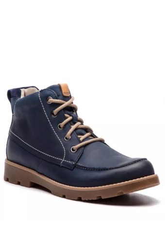 Clarks comet moon navy leder - comet,