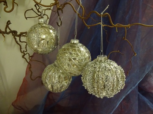 4er set christbaumkugel - 4er,