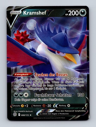 Tcg pokemon karte kramshef - pokemon,