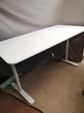 Ikea Schreibtisch Bekant Steh- und Sitztisch Bürotisch höhenverstellbar + Stuhl