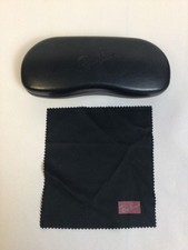 Original Ray Ban Brillenetui Schwarz mit Putztuch Etui Brille Sonnenbrille
