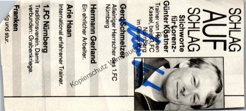 Original autogramm - original,