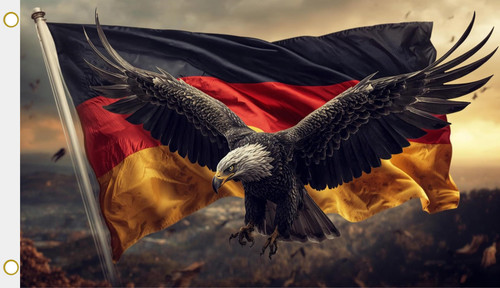 Fahne flagge adler mit - flagge,