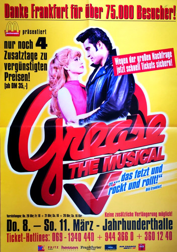 Grease musical 2000 ffm - grease,