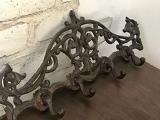 Nostalgie Landhaus Antiklook antikisiert Handtuchhalter Eisenguss  Gusseisen