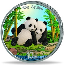 Silbermünze China Panda 2026