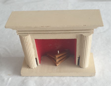 alter Puppenhaus Puppenstube Holz Kamin 60 er 70 er Jahre Nostalgie Handarbeit ?