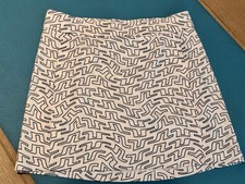 J. Lindeberg Damen Golf Rock Größe M In Weiss mit blauen Logo