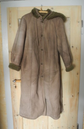 Vintage maxi mantel - maxi-mantel,, echt