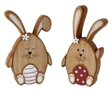 Ostern Hase 2er Set Holz