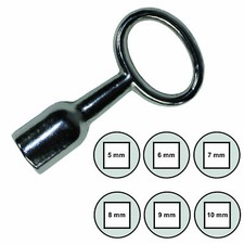 Dornschlüssel Innenvierkant 5, 6, 7, 8, 9, 10 mm Vierkantschlüssel Steckschlüsse