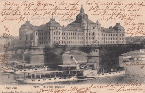 Dresden dampfer vor - ak,