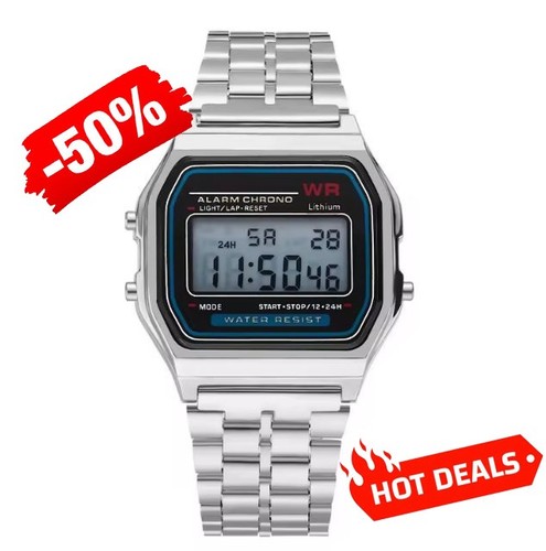 Retro digital armbanduhr - retro,