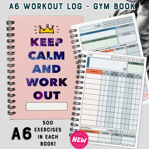 Female gym log - gym, buch