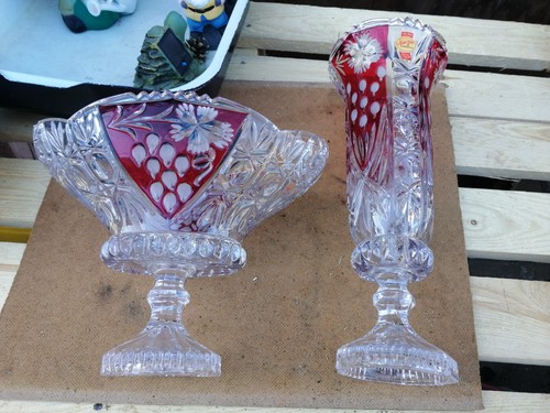 Große kristallvase - kristallvase, +