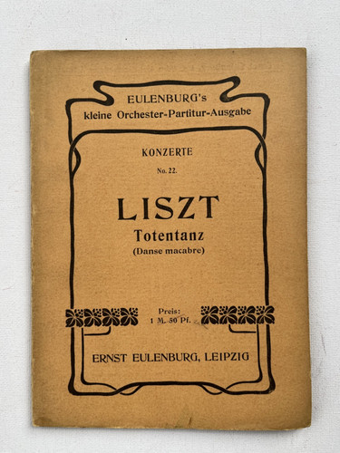 Noten liszt totentanz - noten., liszt.