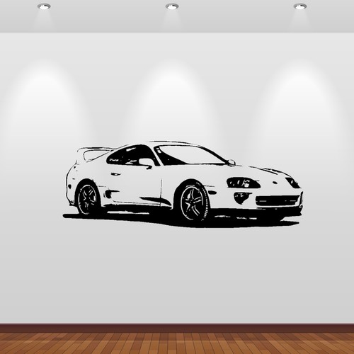 Wandtattoo toyota supra mkiv - supra,