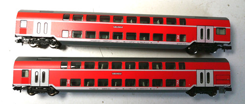 Doppelstockwagen rot 2 - 1.,