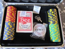 Pokerkoffer klein mit 80 Chips