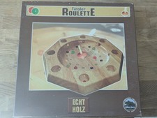 Tiroler Roulette aus Echtholz - Brettspiel / Gesellschaftsspiel / Holz Roulette