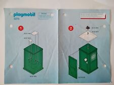 Playmobil Bauanleitung 3275 Mobile Toilette A5 , 2 Seiten gelocht