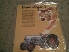 Blechschild Eicher Tiger 2