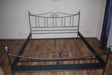 Metall Bettgestell schwarz 180 x 200