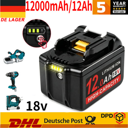 0ah für makita akku 18v - 12,0ah,