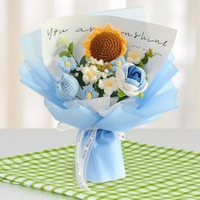 Gehäkelter Blumenstrauß