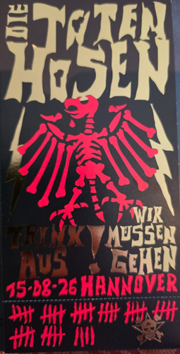 Die toten hosen ticket - 1x,