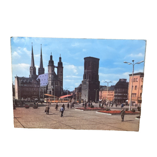 Postkarte halle saale - postkarte,