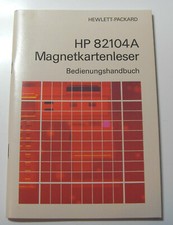 HP Benutzerhandbuch für HP 82104A Magnetkartenleser (82104-90003)