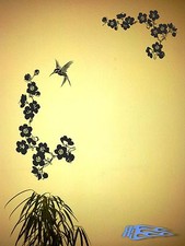 Wandtattoo Baum mit Vogel 4