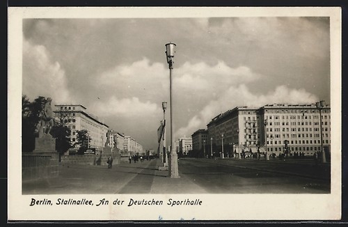 Berlin stalinallee an der - berlin,, stalinallee,