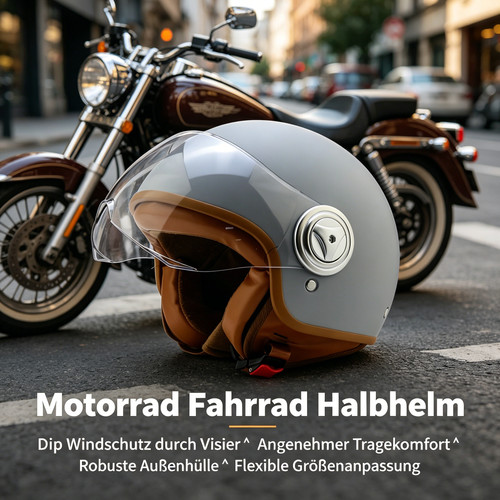 Jethelm halbhelm für harley - jethelm,