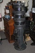 Gussofen Kanonenofen Art Deco