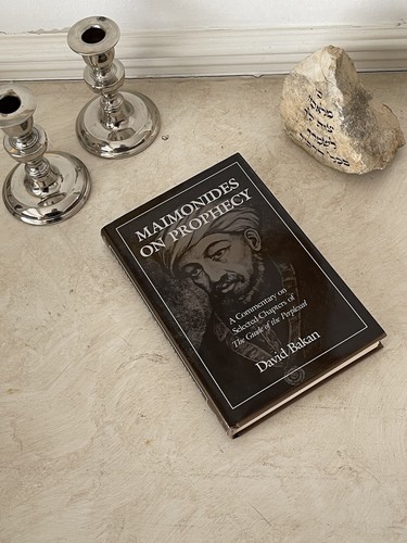 Maimonides prophecy - maimonides, on