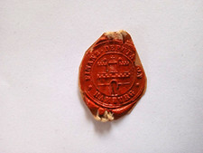 Historisch Antikes Siegel Finanzdeputation (Finanzbehörde) Hamburg