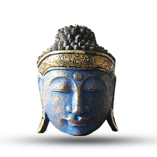 Buddha kopf figur 25cm - buddha,