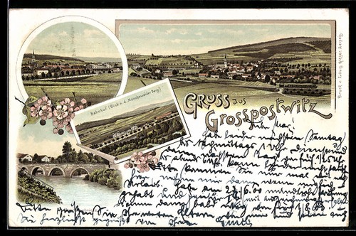 Lithographie großpostwitz - lithographie,