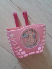 Fahrradkorb - Kinder - rosa - Einhorn