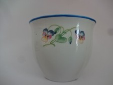 Winterling / Kobaltblau mit Blumenmuster / MF Design Sammeltasse / 6 Stück