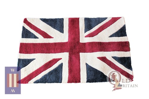 Vintage union jack wollteppich - union,